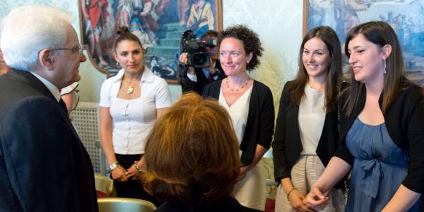   Nella foto da destra Roberta Zampieri, Valentina Garonzi e Linda Avesani